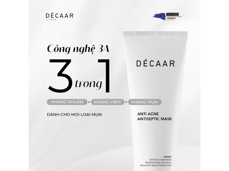 Anti Acne Antiseptic Mask của Décaar